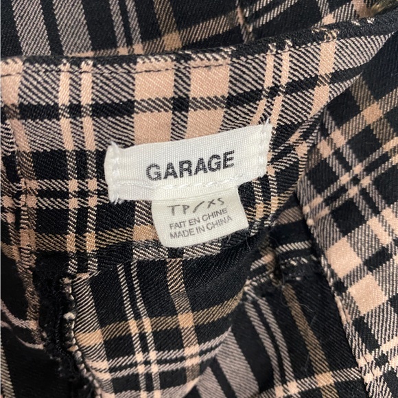 Garage Brown-Toned "As if!" Plaid Mini Skirt - Picture 3 of 3